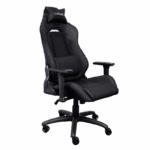 Scaun gaming Trust GXT 714 Ruya, greutate maxima suportata 150 kg, inaltime adjustabila scaun 10 cm, baza stea cu 5 roti, negru - Image 2