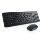 Kit Wireless tastatura si mouse Dell KM3322W, taste numerice, Negru