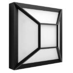 Aplica LED pentru exterior Philips Drosera, 12W (83W), 176V, 1200 lm ,lumina calda (2700K), IP44, 74x190mm, Negru - Image 3