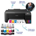 Imprimanta inkjet color CISS Epson L1230, dimensiune A4, viteza max 33ppm alb-negru, 15ppm color, rezolutie printer 5760x1440dpi, alimentare hartie 100 coli, imprimare fara margini, interfata: USB 2.0, consumabile: 103 ecotank Black, Cyan, Magenta, Yellow, C13T00S14A , C13T00S24A, C13T00S34A, - Image 2