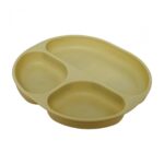 Set diversificare 3 piese silicon : bol , farfurie si cana cu cioc, olive, U-Grow - Image 2