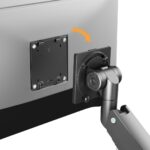 Suport monitor Serioux MM80-C012, compatibilitate dimensiune ecran 17"-57", arc cu gaz, greutate maximă suportata: (per ecran): 2~27 kg, greutate maximă suportata pentru ecran curbat (per ecran): 1 ~ 22 kg, VESA: 75x75, 100x100, 100x200, 200x100, 200x200, inclinare: +60°~-20°, pivotare: +90°~-90° - Image 6