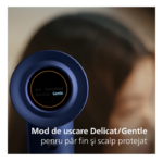 Uscator de par PHILIPS cu ThermoShield Advanced Seria 8000 BHD839/00, 1400W, Tehnologie ThermoShield, 3 viteze, 4 trepte, Temperatura, Albastru, L x A x I (mm) 73.3x181.7x301 - Image 3