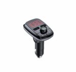 Modulator FM Serioux ABFM50, Bluetooth 5.0 , raza actiune de până la 5 m, voltaj intrare: 1x DC 12V/24V ,2 porturi USB: 1x USB DC5V 2.4A Max 1 x USB audio (pana la 32 GB), slot MicroSD (pana la 32 GB), format muzica: MP3/WMA/WAV, frecvența FM: 87.5MHz - 108.0MHZ, microfon