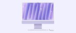 Apple iMAC 24" Retina 4.5k/ Apple M4 (CPU 8-core, GPU 8-core, Neural Engine16-core)/16GB/256GB - Purple - INT KB (2024) - Image 3