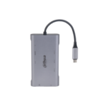 dAHUA 9 IN 1 USB 3.1 Type-C to USB 3.0 + HDMI + RJ45 + VGA + SD/TF +PD Docking Station, intrare: USB 3.1 Type-C, Iesire: 3 * USB 3.0, 1 * HDMI, 1 * VGA, 1 * RJ45, 1 * SD, 1 * TF, 1 * PD, 1 ×