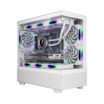 Carcasa 1st PLAYER MI5, RGB, Mid Tower, White