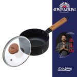 CASEROLA ALUMINIU + CAPAC 16X7.5CM, 1.4L, RIKITO WATANABE, SAMURAI GOURMET, COOKING BY HEINNER - Image 3