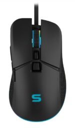 Kit Gaming Serioux Kayel 4 in 1, Tastatura de gaming, 104 taste, 19 taste Anti-ghosting , design slim, iluminare rainbow, structura metalica gri, taste negre + design cu palm rest, cablu USB 1.5M PVC, plug and play; Mouse gaming, senzor Sunplus 199, 800-6400 DPI, switch HUANO, pana la 20 milioane - Image 6