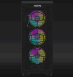 Carcasa AQIRYS Naos Pro ARGB, Mid Tower, Black - Image 2