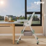 Scaun de masa 2 in 1, pliabil, verde, U-Grow - Image 7