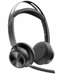 Casti Head-band HP Voyager Focus 2, Fara Fir, noise-canceling, Negru