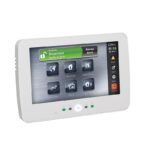Tastatura LCD color "touchscreen", DSC NEO-TOUCH W, 7" (177.8 mm), meniu interactiv usor de utilizat,  disponibila in carcasa alba sau neagra, terminal IN/OUT, slot SD card pentru FW.   update si rama foto, cititor proximitate inclus, compatibil cu tagurile NEO-TAG, carcasa alba.