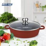 CRATITA ALUMINIU+CAPAC 24X6.5CM, 2.6L, CALABRIA, COOKING BY HEINNER - Image 3