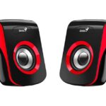 Boxe Genius SP-Q180 2.0 cu fir, RMS: 6W (2 x 3W), USB , rosu