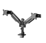 Brat dublu monitor Neomounts DS65S-950BL2; pentru display-uri cu diagonale 24"-34", sistem de prindere VESA 75x75~100x100, greutate maxima suportata 11 - per ecrankg, full motion, tilt +70°, swivel 90°, rotate 90°; gas spring; culoare negru. Garantie 5 ani - Image 2