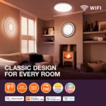 Plafoniera LED pentru baie Ledvance Orbis Disc Black, 18W, 2200 lm, lumina alba (3000-4000K), IP44, Ø300x47mm, aluminiu/metal, Negru - Image 5