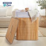 COS DE RUFE DREPTUNGHIULAR DIN BAMBUS,  40x30x60 CM, 70 L - Image 2