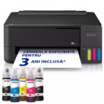 EPSON L1350 CISS COLOR INKJET PRINTER, Format: A4, Color, Functii: imprimare, Viteza printare: 33ppm mono, 15ppm color, Rezolutie printare: 5.760 x 1.440 DPI, Cpacitate hartie: 100 coli, Interfata: USB, Wi-Fi Direct, Dimensiuni: 361‎ x 317 x 152 mm, 3.1kg, Emulatii: ESC/P-R, Culoare: negru, Se