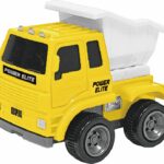 VEHICULE CU FRICTIUNE, SCARA 1/43, 10CM, BASCULANTA GALBENA