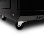 CABINET 19″ SPACER 12U 500x450mm, fixare pe perete, Flatpack (dezasamblat), Black, usa sticla cu blocare, panouri detasabile, otel 1mm, sarcina maxima 25Kg - Image 5