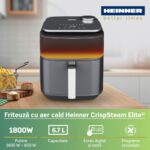 FRITEUZA CU AER CALD HEINNER CRISPSTEAM ELITE HAF-H7DLST1800 - Image 4
