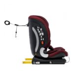 Scaun auto I-size U-Grow Goldfix Plus, isofix, 76-150 cm (9-36 kg), boxa bluetooth, rosu - Image 6