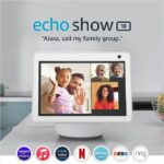 Amazon Echo Show 10 (3rd Gen) | HD smart display with motion and Alexa | Glacier White - Image 2