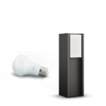 Stalp LED pentru exterior Philips Hue Turaco, 9W (60W), 806 lm ,luminacalda (2700K), dimabila, IP44, 402x121mm, Antracit - Image 2
