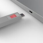 Lindy USB Type C Port Blocker Key, pachet de 4, dimensiuni 14.52x112.5x11.25mm, roz - Image 2