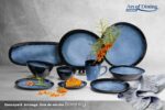 SET 4  FARFURII OVALE CERAMICA 28 CM, SERENITY, ART OF DINING BY HEINNER - Image 4
