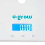 Cantar digital corporal 2in1 pentru bebe si mama, U-Grow, Display LED, blueetoth, Auto off, Functie Tara, 100kg, Alb - Image 5