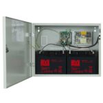 Sursa de alimentare pentru sisteme de detectie incendiu 24V/5.5A in cutie metalica Merawex ZSP100-5.5A-40, loc pentru 2 acumulatori 12V/40Ah, Tensiune de intrare: 100/230VAC, eficienta ridicata sub sarcina si consum redus, comunicare RS-232 / RS-485, rata scazuta de esec (0,5% in trei ani), iesiri