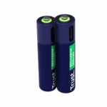 Baterii reincarcabile AAA Trust, incarcate prin USB-C, putere intrare 1.2W, pachet de 2 bucati.