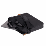 Geanta laptop Trust Lisboa, pentru laptopuri cu diagonala pana in 16",2 compartimente, material POM, RPET Polyester, RPET, volum 2.1 L, negru - Image 4