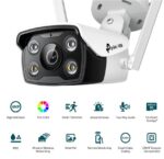"TP-LINK VIGI 4MP Outdoor Bullet Network WIFI Camera,VIGI C340-W(4mm), 1/3""Progressive Scan CMOS, obiectiv: 4mm, F1.6,  unghi vizualizare  Horizontal FOV: 79°, Vertical FOV: 43°, Diagonal FOV: 93°distanta IR: 30mm, interfata : 2.4 GHz, 1 x RJ45 10/100M. Ip66" - Image 2