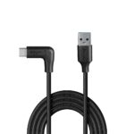 Cablu Lindy 3.2 USB A la USB C, 90°, lunngime 1m, putere maxima 15W, latime de banda suportata  10Gbps, negru - Image 3