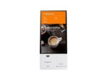 Kiosk interactiv Samsung KM24A, include imprimanta si cititor de cod QR/barcode (display + connection box); nu include POS; se poate instala pe stand optional