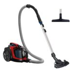 Aspirator fara sac Philips PowerPro Expert FC9729/09, 650 W, TriActive, Eficienta energetica A, Filtru Antialergic, Rosu
