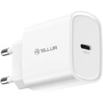 Incarcator Tellur 20W, intrare: AC 100-240V~50/60Hz 0.6A Max ieșire USB-C (PD 3.0): 5V/3A,9V/2.22A,12V/1.67A (20W), putere 20W, alb - Image 3