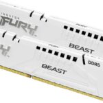 Memorie RAM Kingston DDR5 32GB 6400Mhz CL32 1.4V Dual Channel Kit Fury Beast White XMP
