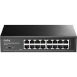 CUDY 16-Port Gigabit Light Managed Switch, 16 Gigabit RJ45 Ports, Rack- mountable Steel Case(Rack-Mount kits included), Power Saving, Plug & Play, Managed/VLAN/Extend working mode  DIP switch, Local management via WEB GUI, support STP/RSTP, 802.1Q/Port Based/Voice VLAN, Static Link Aggregation