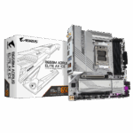 Placa de baza Gigabyte B650M AORUS ELITE AX ICE, Socket AM5, DDR5, Micro-ATX