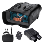 Binoclu cu vedere nocturna AKASO Seemor-200, Zoom 16 x, Rezolutie video 4K / 2K, Senzor 1/1.79" CMOS, Negru