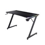 Birou gaming Trust GXT 709 Luminus, iluminare RGB, greutate 15.5 kg, greutate maxima 150 kg, negru