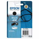 Epson Singlepack Black 408 DURABrite Ultra Ink, 18.9ml, WorkForce Pro WF-C4810DTWF, WorkForce Pro WF-C4310DW.