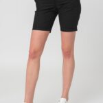 PANTALONI SCURT CASUAL FEMEI BLACK L