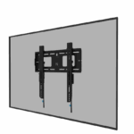 Suport perete Neomounts heavy duty, pentru display-uri interactive si ecrane grele de pana la 32-75", sistem de prindere VESA 400x400, greutate maxima suportata 100kg, fix, distanta fata de perete 4.2cm, cu sistem ce permite prinderea/desprinderea usoara a display-ului, securizabil cu lacat (nu este