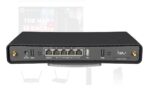Miktrotik  HAP AC1200 DUAL BAND WIRELESS ROUTER, 5 PORTURI 10/100/1000mbps, 1 x POE, 1 x USB, 2.4Ghz-300 Mbps, 5Ghz-867Mbps, 2 antene externe, 256Mb RAM, quad-core CPU 716 MHz, Wi-Fi 5. - Image 4