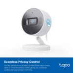 TP-LINK TAPO C125 Camera supravegere pentru interior cu obturator pentru confidentialitate, Senzor: CMOS 1/2.9”, Distanta focala: 2.45mm, 140°(pe diagonală), 120°(pe orizontală), 67°(pe verticală), IR 10m, 1×slot card MicroSD (de până la 512 GB), Rezolutie: 2K QHD 4MP (2560 × 1440 px), H.264 - Image 3